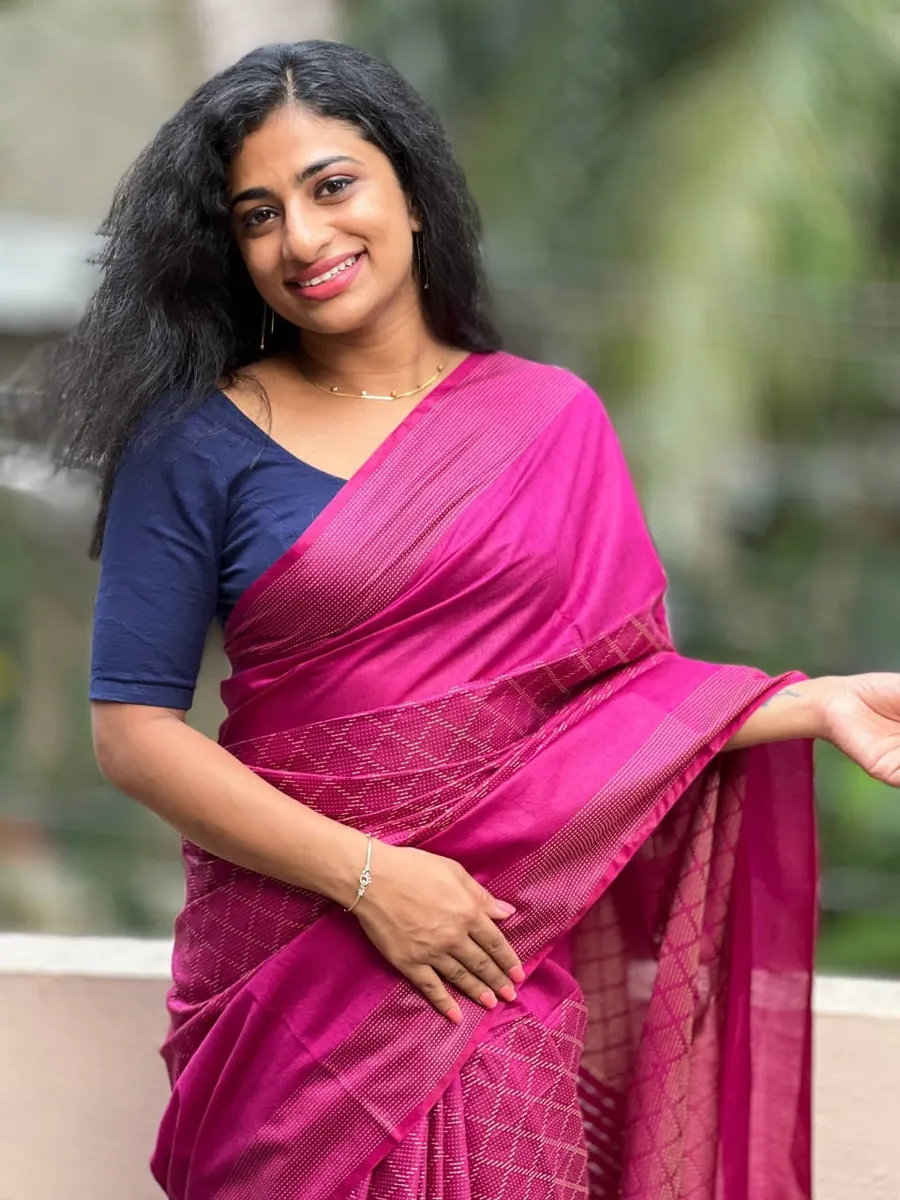 Handwoven Katan Silk Saree